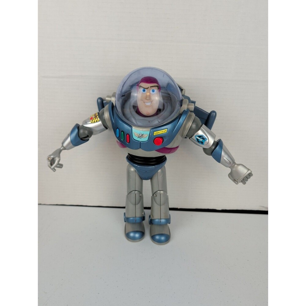 Buzz Lightyear Figure 1999 Mattel Disney Toy Story Battle Commands Working
